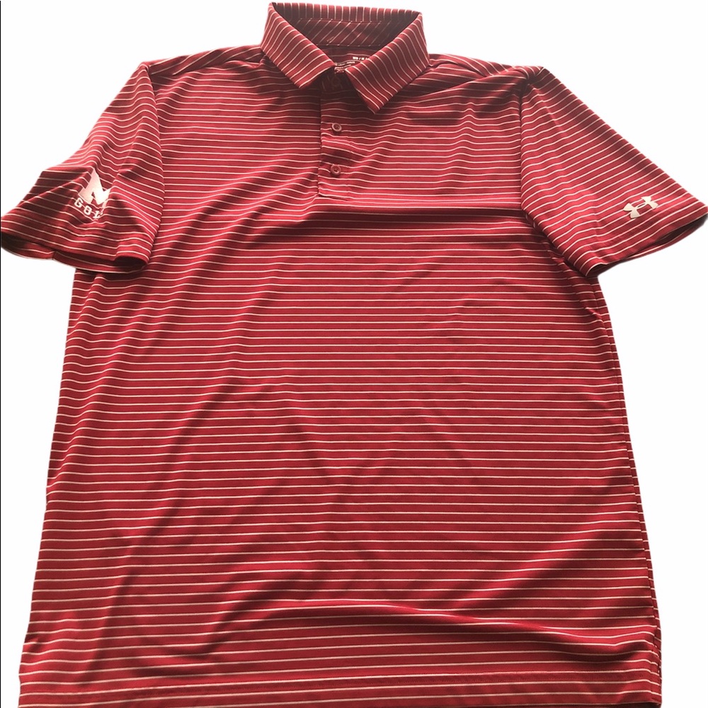 Under Armour  Heat Gear U Of M golf polo M medium